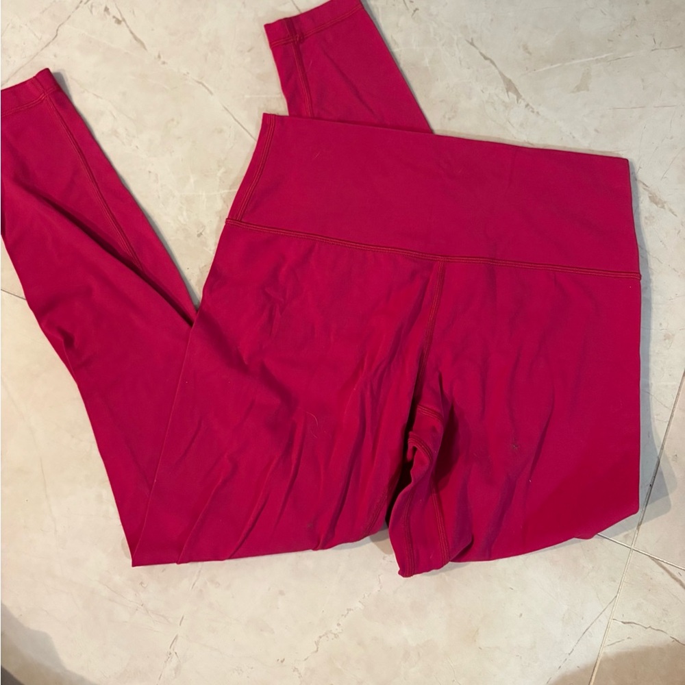 Lululemon magenta align leggings
